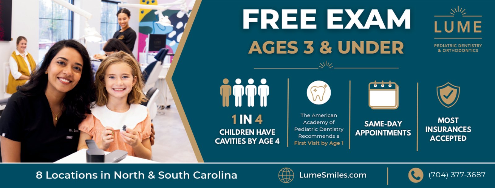 Lume Pediatric Dentistry ad